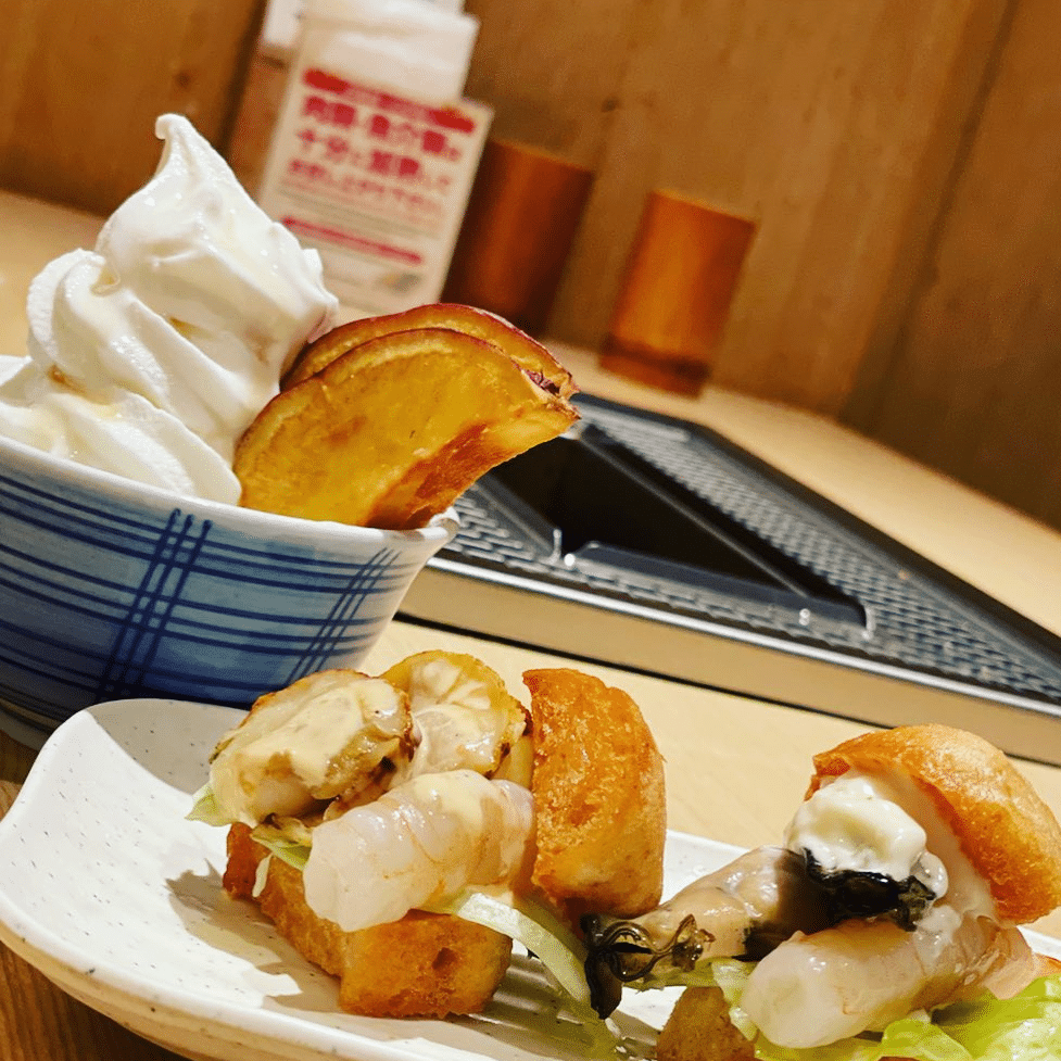 ソフトクリームも食べ放題!アレンジスイーツを楽しめます♪